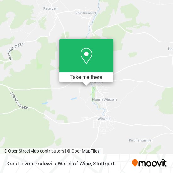 Kerstin von Podewils World of Wine map