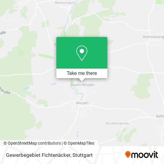 Gewerbegebiet Fichtenäcker map