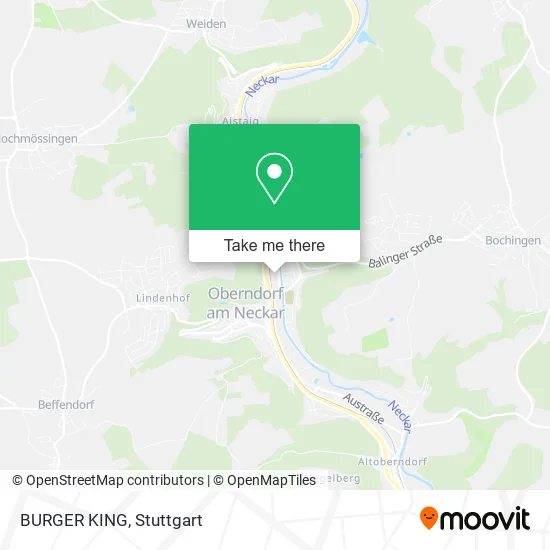 Карта BURGER KING