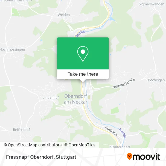 Карта Fressnapf Oberndorf