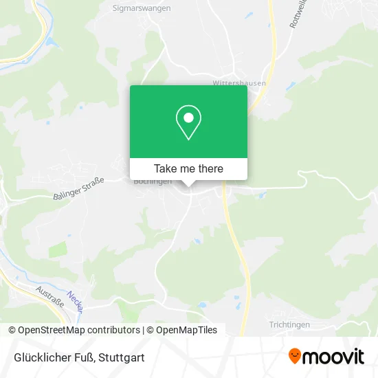 Карта Glücklicher Fuß