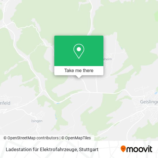 Ladestation für Elektrofahrzeuge map