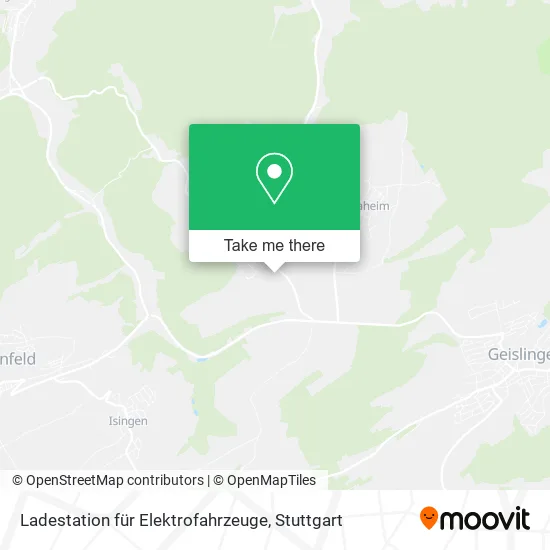 Карта Ladestation für Elektrofahrzeuge