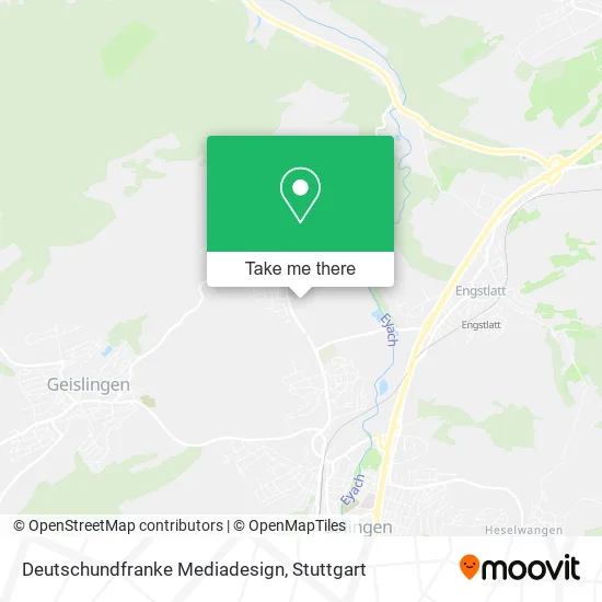Карта Deutschundfranke Mediadesign