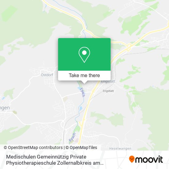 Medischulen Gemeinnützig Private Physiotherapieschule Zollernalbkreis am Plettenberg map