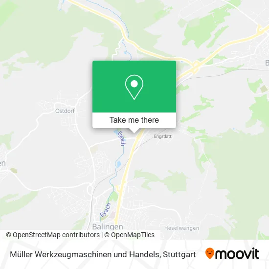 Карта Müller Werkzeugmaschinen und Handels