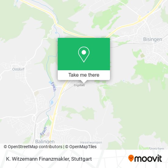 K. Witzemann Finanzmakler map