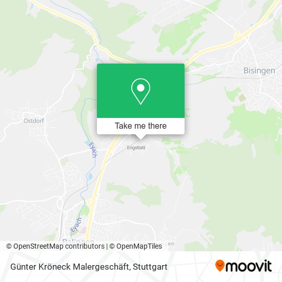 Günter Kröneck Malergeschäft map