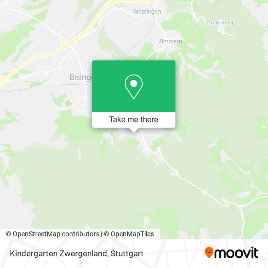 Kindergarten Zwergenland map