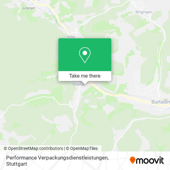 Performance Verpackungsdienstleistungen map