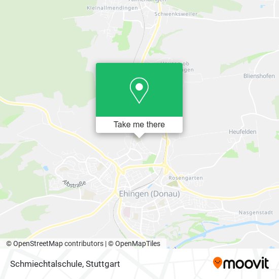 Карта Schmiechtalschule