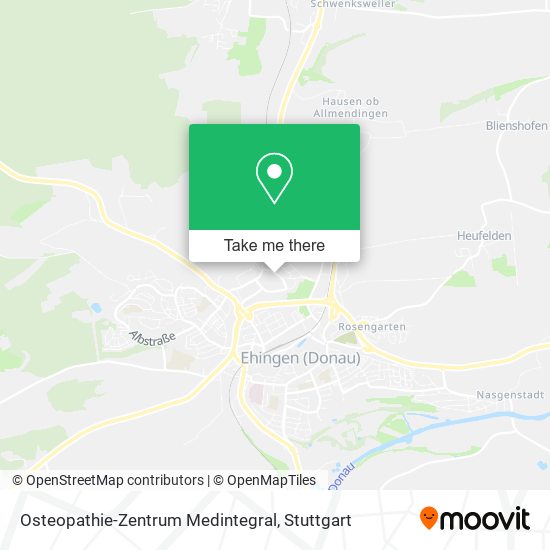 Osteopathie-Zentrum Medintegral map
