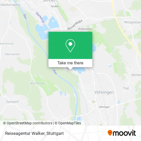 Карта Reiseagentur Walker