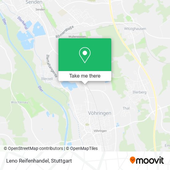 Leno Reifenhandel map