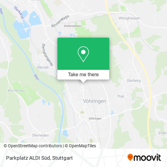 Parkplatz ALDI Süd map