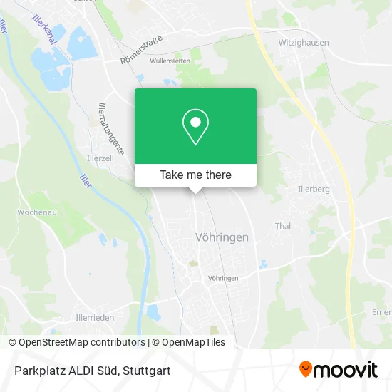 Карта Parkplatz ALDI Süd