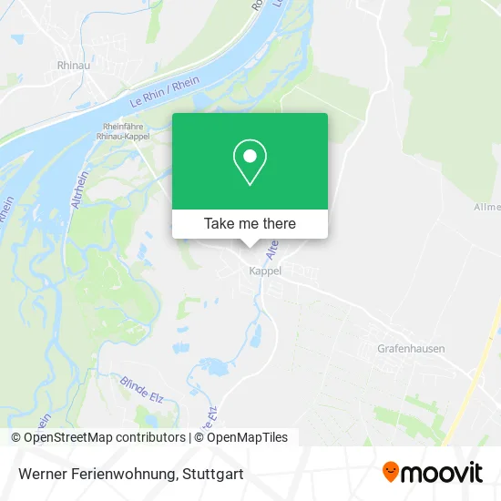 Карта Werner Ferienwohnung