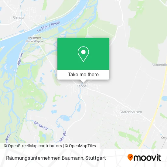 Карта Räumungsunternehmen Baumann