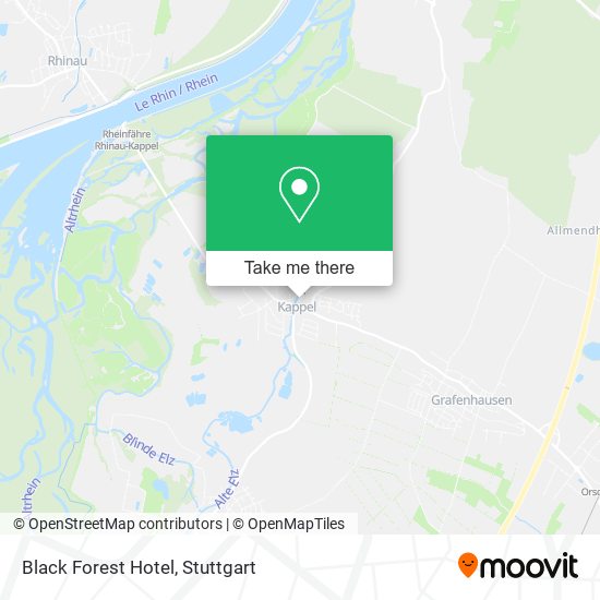 Black Forest Hotel map