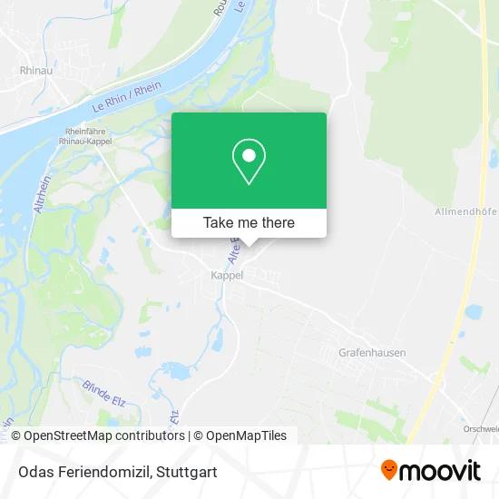 Карта Odas Feriendomizil