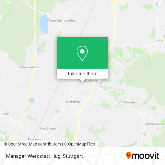 Manager-Werkstatt Hug map