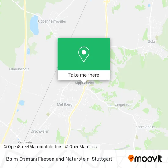 Карта Bsim Osmani Fliesen und Naturstein