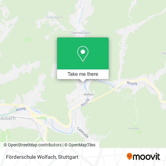 Förderschule Wolfach map