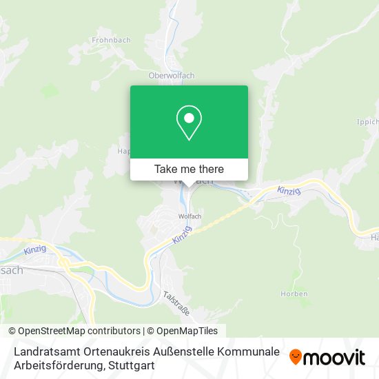 Landratsamt Ortenaukreis Außenstelle Kommunale Arbeitsförderung map