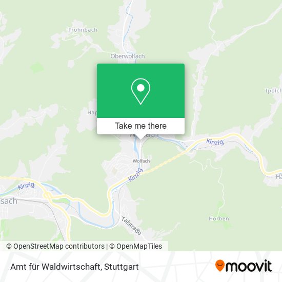 Amt für Waldwirtschaft map