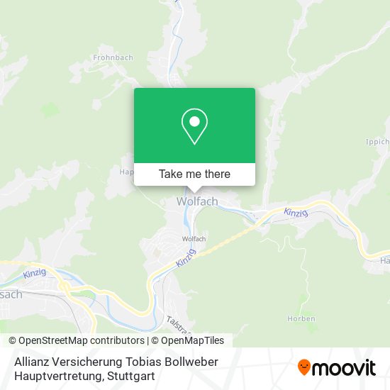 Allianz Versicherung Tobias Bollweber Hauptvertretung map