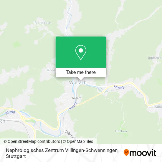 Карта Nephrologisches Zentrum Villingen-Schwenningen