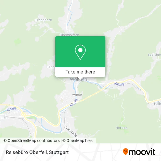 Карта Reisebüro Oberfell