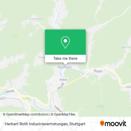 Карта Herbert Roth Industrievertretungen