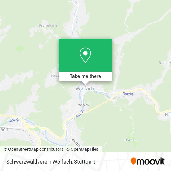 Карта Schwarzwaldverein Wolfach