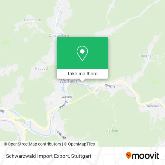 Карта Schwarzwald Import Export