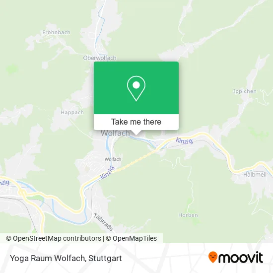 Карта Yoga Raum Wolfach