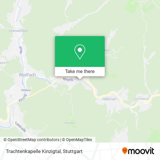 Trachtenkapelle Kinzigtal map