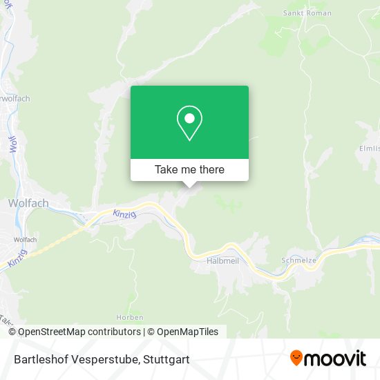 Bartleshof Vesperstube map