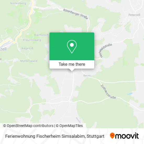 Карта Ferienwohnung Fischerheim Simsalabim