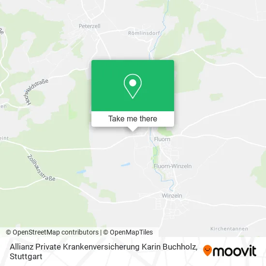 Карта Allianz Private Krankenversicherung Karin Buchholz