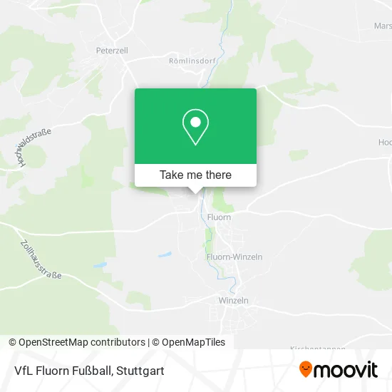 Карта VfL Fluorn Fußball