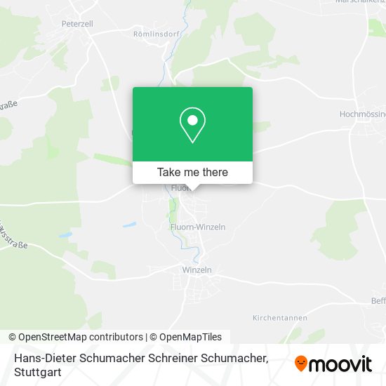 Hans-Dieter Schumacher Schreiner Schumacher map