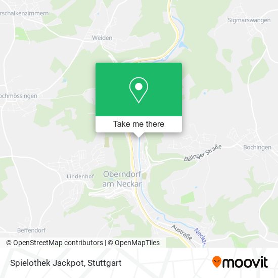 Карта Spielothek Jackpot