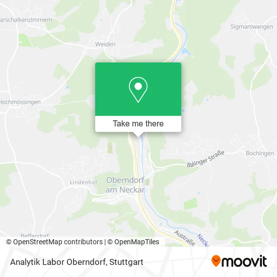 Карта Analytik Labor Oberndorf