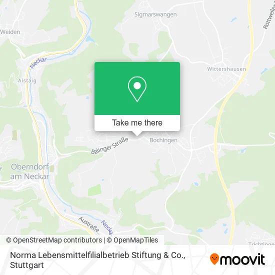 Карта Norma Lebensmittelfilialbetrieb Stiftung & Co.