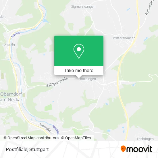 Карта Postfiliale