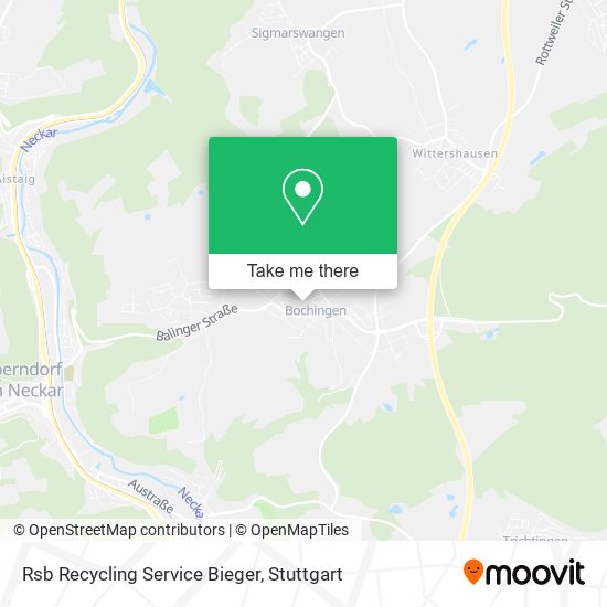 Rsb Recycling Service Bieger map
