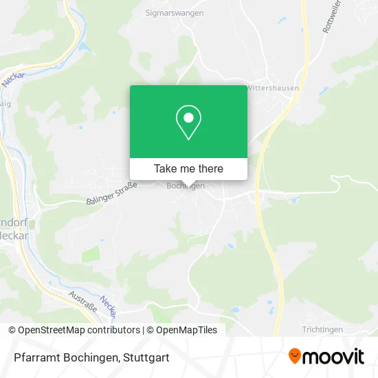 Карта Pfarramt Bochingen