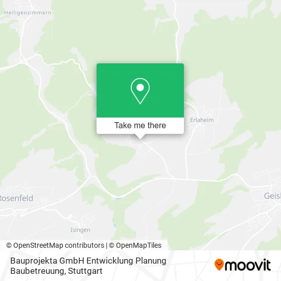 Карта Bauprojekta GmbH Entwicklung Planung Baubetreuung