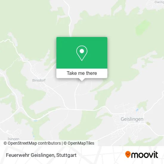 Карта Feuerwehr Geislingen